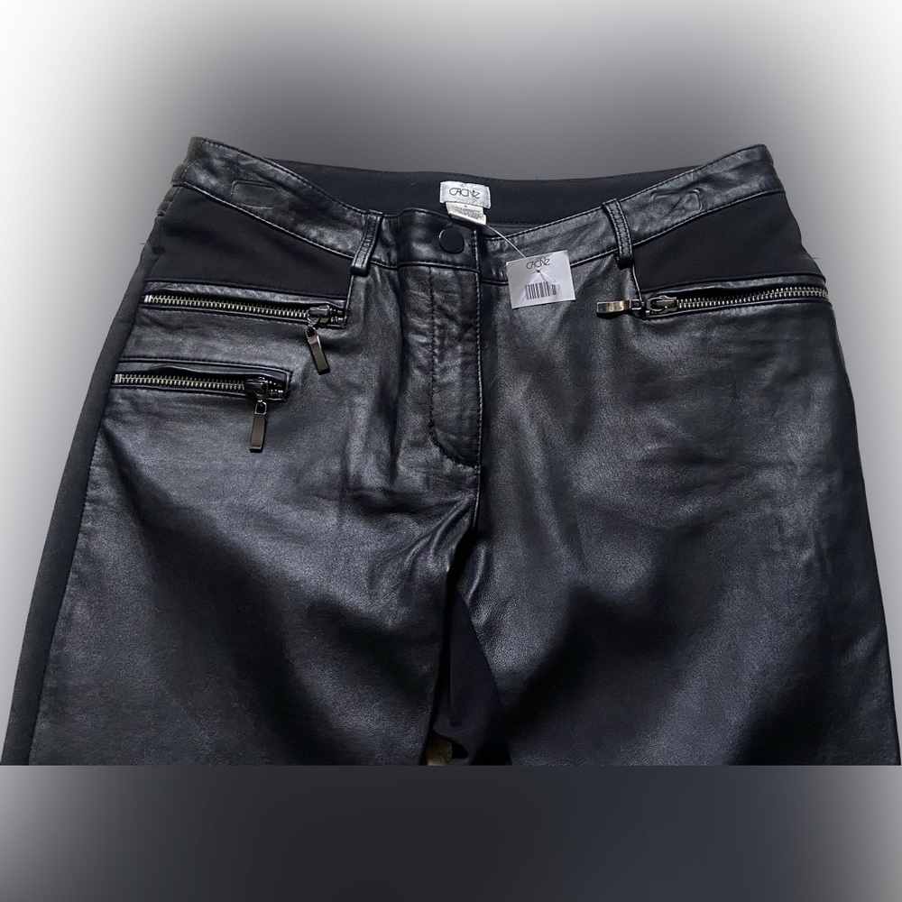 CACHE ❤️❤️🆕 LEATHER PANTS NWOT - Picture 7 of 7